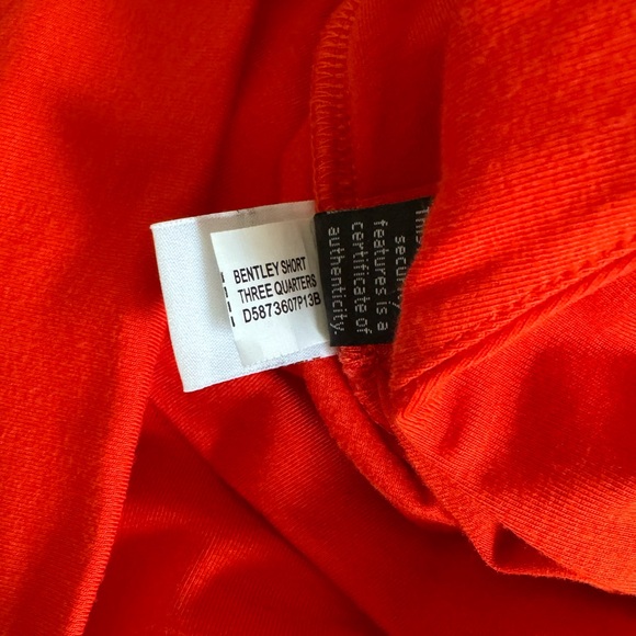 DVF Bentley Three-Quarter Sleeve Ruched Dress In Red Size S Designer Classic - Picture 9 of 14